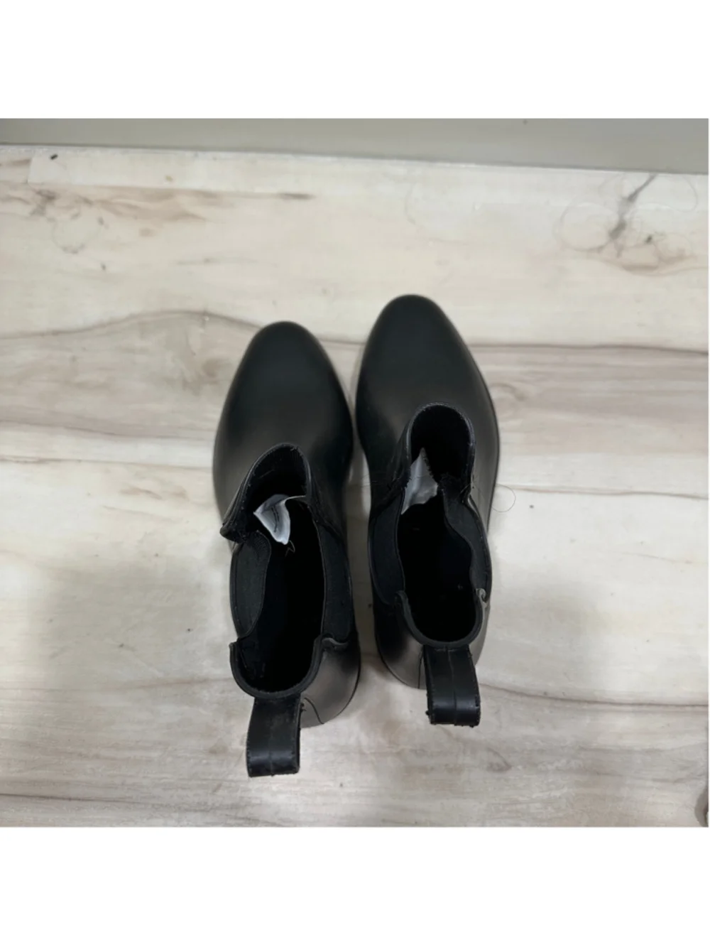 Women's Black Chelsea Waterproof Ankle Rain Boots - A New Day™ Size 6